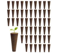 Uonguon Hydroponic Seed Pods - Rapid Rooting Blocks, Universal Cone Sponges with Aeration Tech, Organic Peat Material, Nutrient Dense Medium, Growth Booster for Indoor Greenhouse Propagation