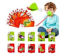 Uonguon Juego de la Rana - Juguete de Soplar la Lengua de la Rana - Juego De Mesa Familiar para La Familia,para Niños y Adultos, para Jugar en Fiestas, Mesa, Escritorio, Hogar y Viaje