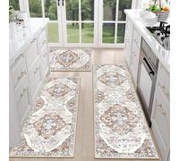 Uonguon Kitchen Rugs | Thick Boho Carpet,Comfortable Boho Carpet Set for Living Room, Hallway, Bedroom, Bathroom, Patio, Porch. Laundry, Entryway