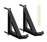 Uonguon Laptop Wall Mount, Wall Hanger Display, 5.79x2.56x1.5 Inches Space-Saving Bedside Storage, Multi-Purpose Organizer, Adjustable Metal Bracket for Electronics, Art Books, Frames, Routers, Home