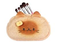 Uonguon Lindos estuches para lápices con diseño de gato tostado | Estuche de felpa lindo | Organizador Estético Bolsa para mochilas escolares guardería Escuela Niños Adolescentes Estudiantes, a, Siehe