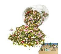 Uonguon Miniature Colorful Tree Powder, Landscape Model Supplies, 2.76x3.94 inches Heavy Duty Craft Decoration for Wedding Table Setting, Sand Table Architecture and Natural Look