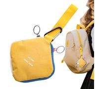 Uonguon Monedero para Mujer | Accesorios De Exterior Portátiles Multifuncionales Ligeros con Gancho,Cartera con Compartimento para Monedas | para Lápiz Labial Polvo Llaves Hogar Viaje Fiesta Interior