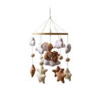 Uonguon Móvil para moisés - Peluche lindo de dibujos animados Boho | Conejo infantil cuna móvil | para la relajación y jugar para la cuna, el dormitorio, la habitación de los niños y el hogar