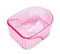 Uonguon Nail Soaking Bowl, Nails Polish Remover Bowl, 5.51x4.13x2.36 Inches Ergonomic Finger Grooves, Resistant Design, Dip Powder Manicure Bowls for Care Spa Use Home and Salon