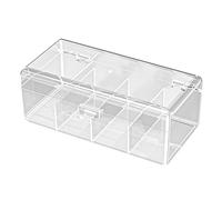 Uonguon Playing Card Case Clear, Trading Card Storage Box, Collectible Deck Holder, Compact Design with Snap Lid, Ideal for Organizing and Protecting Trading Cards