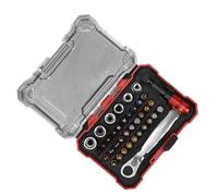 Uonguon Ratchet Screwdriver Set, Magnetic Bits, Compact Ratcheting Wrench, Precision Tools, Versatile Repair Kit, Compact Storage Case, Professional Automotive Home Motorcycle Use