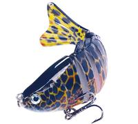 Uonguon Señuelo de natación duro para pesca de bajo - Hard Body Bass Fishing Swimming Bait | Pike Trout Atún Perca de agua dulce y salada para lagos, ríos, estanques