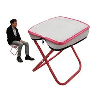 Uonguon Silla Taburete Plegable | Asiento Deportivo con Capacidad de hasta 100 Kilogramos - Pequeño Taburete Plegable - para Familia, Amigos, Senderismo, Montaña, Acampada, Deportes al Aire Libre y