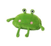 Uonguon Soft Pencil Case, Plush Makeup Bag, Cute Frog Pencil Case, Cartoon Crayon Pouch for Stationery Storage, Fun School Supplies Organizer for Pens, Pencils, and Erasers for Home and School Use