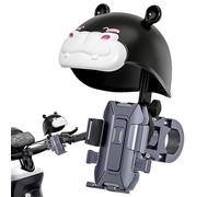 Uonguon Soporte de teléfono móvil para motocicleta, con soporte impermeable y giratorio para cascos, bonito soporte para teléfono móvil, para bicicleta, scooter, navegación, viajes al aire libre
