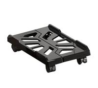 Uonguon Soporte para torre de ordenador Under Desk, soporte de escritorio de 11,02 pulgadas, elevador de suelo de PC, ruedas giratorias, diseño de base ventilada para jugadores, lugar de trabajo