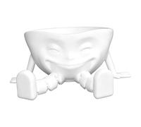 Uonguon Storage Bowls - Smile Face Decor, 2.5x2.3x1.1 Inches Three Dimensional Size with Rim, Premium Resin Material, Novelty Aesthetic Feature, Kitchen Party Fruit Cereal Chip Usage