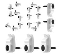 Uonguon String Light Clips Outdoor, Heavy Duty Light Hook, Waterproof Hanger, 50-Piece Holder Set, Secure Reusable for Display Art Craft Decoration Home Photo Holiday Party Lighting