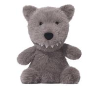Uonguon Stuffed Wolf Plush Toy, Animal Figure, Huggable Lovey Cushion, Soft Stuffed Character for Children Kids Baby Girls Teens Adults Birthday Use, 9.84 Inches