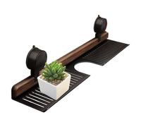 Uonguon Suction Shower Shelf, Bathroom Organizer, 15.75 inches Heavy Duty Storage Rack, Suctions Cup Mount, Rust-Resistant Material, Perfect for RVs, Dorms, Kitchens, Bedrooms, Restrooms