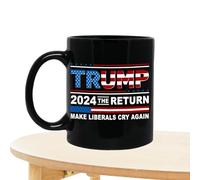 Uonguon Taza de café con texto en inglés "Is My President", taza de café y té de cerámica republicana para conservadores, el mejor regalo o recuerdo