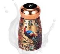 Uonguon Tazas térmicas, taza retro china con asa, 2,56 x 2,56 x 5,12 pulgadas, diseño compacto y portátil, taza de café de té aislada, tamaño pequeño para el trabajo, camping y viajes