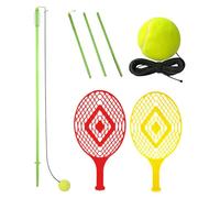Uonguon Tennis Trainer, Portable Solo Set, Match Hitting Tool, Sturdy Construction, Easy Setup, Ideal for Swing Drills, Leisure Play, Court Practice, Athletes, Players, Companions Easy to Use