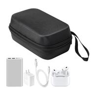 Uonguon Travel Cable Organizer Case, Waterproof Electronic Accessories Case, EVA Travel Case, Charger Organizer, Cord Organizer Case, Waterproof Cable Carry Case, Zippered Travel Cable Case