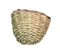 Uonguon Ventilated Breeding Bird Nest House, Safe Hatching Cave Box Design, 10x6 Inches Box with Perch, Breathable Pine Wood Material, Natural Style Habitat for Backyard Outdoor Garden