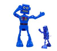 Uonguon Windup Robot Toys, Dancing Robot, 0.39x4.72x3.14 Inches Lightweight Engaging Movement Action, Portable Interactive Fun Toy for Kids Parties, Birthday, and Travel Use