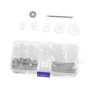 Uonlytech 1 Caja Articulaciones para Muñecas Acrílicas Rotativas de Conectores Flexibles para Esqueleto DIY Kit para Manualidades y Figuras de Acción