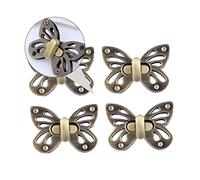 Uonlytech 1 Juego Clasp Turn Lock De Metal Para Bolso Accesorios De Cierre Para Diy Reemplazo Duradero Y Decorativo Para Bolsos De Mano 4 Piezas