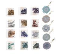 Uonlytech 1 Juego de Diamante Datura con Pendiente de Mandala Accesorios Brillantes para Manualidades Diy para Personalizar y Decorar Tus Llaves