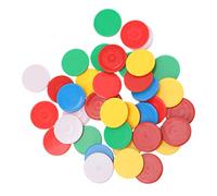 Uonlytech 1 Juego Fichas De Para Discos Redondos De Aprendizaje Matemático Coloridos Educativas Para Desarrollo Cognitivo Y Matemático Infantil 100 Piezas