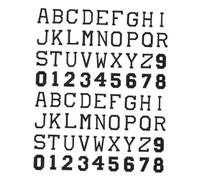 Uonlytech 1 juego Parche Alfanumérico Parche Para Coser Letras Parches De Letras Apliques De Calor Bordados Parches Para Ropa Parches Expresivos Parches Para 72 piezas