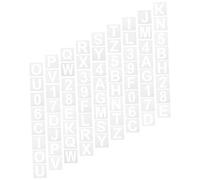 Uonlytech 1 juego Plantillas De Enseñanza Plantillas De Alfabeto Pintura Plantillas De Letras Plantillas De Pintura Plantillas De Letras Para Pintar Plantillas De Pintura De 36 piezas