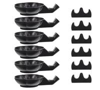 Uonlytech 1 Juego Soporte para Pinceles de Caligrafía con Plato de Tinta de Plástico Soportes Platos para de Caligrafía y Escritorios