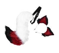 Uonlytech 1 Set Orejas de Animal Diadema Peluda para Disfraz de Animal Cosplay Accesorio Halloween Realista y Cómodo