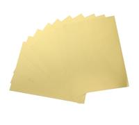 Uonlytech 10 Hojas de Papel Cartulina Dorado 275g para Manualidades DIY, Fácil de Cortar y Doblar, Adecuado para Invitaciones y Álbumes de Recortes