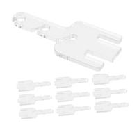 Uonlytech 10 Piezas Accesorios Tensores de Hilo para Máquinas de Tejer Adaptadores Desmontables para Preciso de Tensión Compatibles con Máquinas Addi King y Express