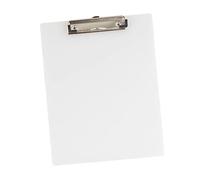 Uonlytech 10 Piezas Carpeta de Transparente con Clip Metálico Tablero de Escritura para Oficina Escuela y para Clasificación de