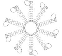 Uonlytech 10 Piezas Muelles Cerrados y Anillos para Trucos Accesorios de Profesional Juguetes Divertidos para Actuaciones Escénicas