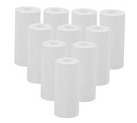 Uonlytech 10 Rollos Etiquetas Térmicas Autoadhesivas Blancas para Envío y Corrección Papel Termosensible de Superficie Lisa Adhesivo Fuerte Resistente Manchas y Agua para Impresión y