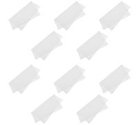 Uonlytech 10 Tapetes de Silicona para Apliques 40X40 CM Blancos Almohadillas de Aislamiento Térmico Gruesas y Transpirables Esteras de Soldadura Reutilizables para Manualidades y