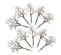 Uonlytech 10 Troncos De Árbol Modelo para Tren, Paisaje, Arquitectura, Modelos De Árboles para Manualidades, Decoración del Hogar, Uso Educativo.