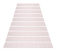 Uonlytech 10 Unidades Regla de Costura Transparente de Flexible y Resistente de PVC para Patronaje de Ropa Herramienta Precisa de Medición para Diseño y Confección Textil