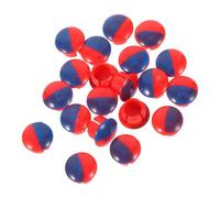 Uonlytech 100 Indicadores Botones Grifo Agua Fría y Caliente Rojo y Azul, Piezas Repuesto Manijas Mezcladoras Cocina y Baño, Marcador Señal Reparación Grifo, Accesorios Duraderos