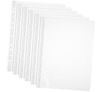 Uonlytech 100 piezas Protección de Fundas Transparentes para Archivadores Carga Resistente para Oficina y Papelería
