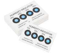 Uonlytech 100 Unidades Tarjeta Indicadora de Humedad Azul para Electrónica y Joyería Papel Absorbente Fácil de Usar, Sensible a Temperatura y Presión para Almacenamiento y Laboratorios