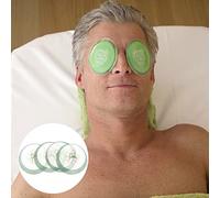 Uonlytech 100pcs Almohadillas desechables para los ojos de pepino Cuidado de la piel para reducir las ojeras