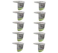 Uonlytech 10piezas Sombrero De Seguridad Protección Solar para Cuello Visera para Casco Transpirable Tiras Reflectantes Accesorio para Trabajos Al Aire y Construcción