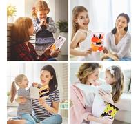 Uonlytech 12 Piezas Tarjetas de Felicitación de Halloween con Sobres y Pegatinas Redondas Tarjetas de Bendición para Mensajes Inspiradores y Decoración de Fiesta para Varios estilos