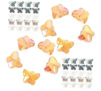 Uonlytech 120 Piezas Cuentas de Vidrio Coloridas para Joyería Diy Abalorios Pequeños para Pulseras Collares y Manualidades Creativas