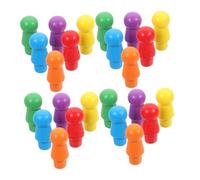 Uonlytech 120 Piezas Madera Multicolor de Mesa Marcadores Peones Reemplazo para Ajedrez Estrategia y Damas Chinas Unidades Resistente y Versátil